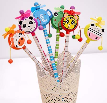 Pencil with Rattle – Pack of 1 - MyLittleTales