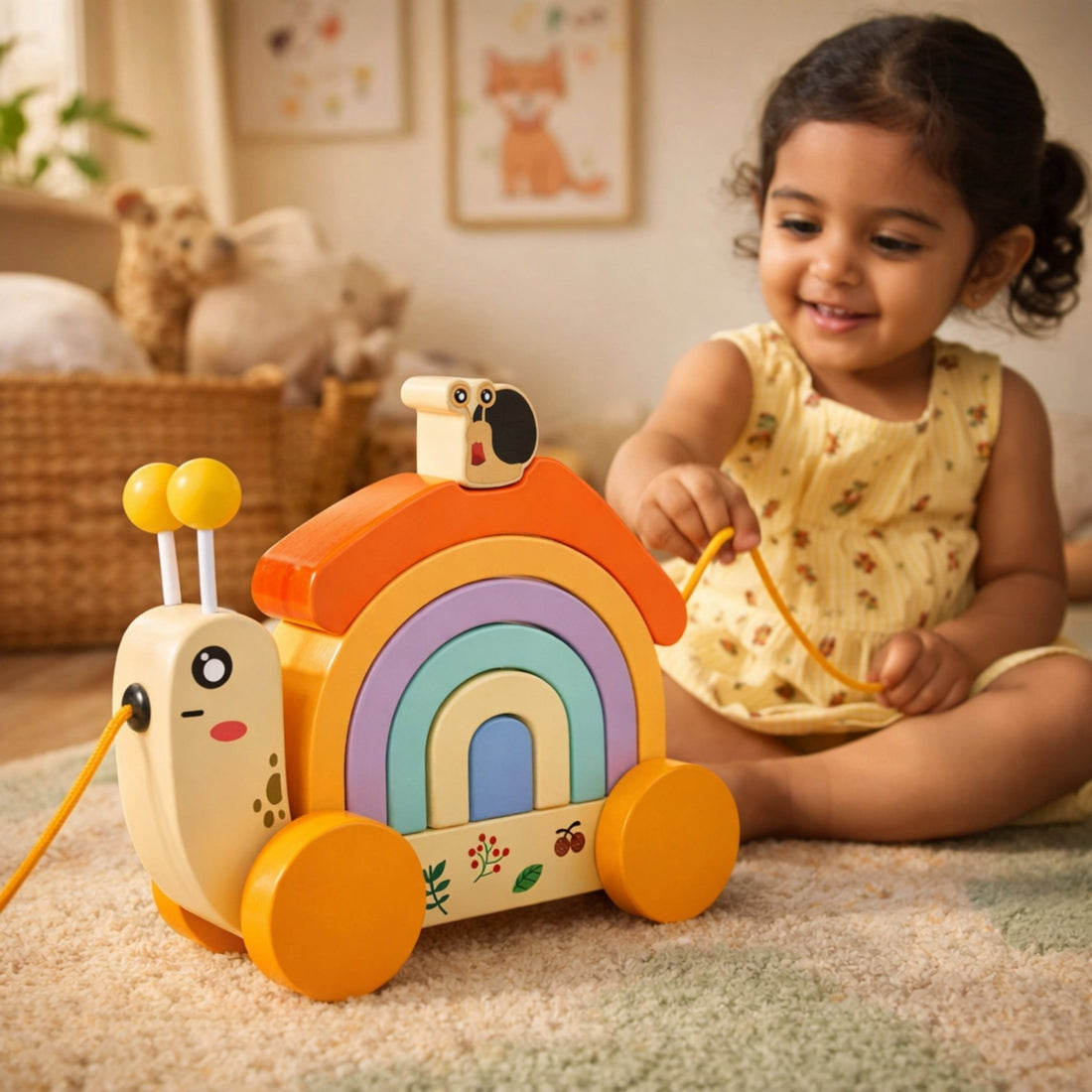 Snail Stacker Pull Along - MyLittleTales