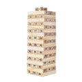 Solid Wood Puzzle Stacked High Stack Tower - Wooden Tower Jenga / Zenga - MyLittleTales