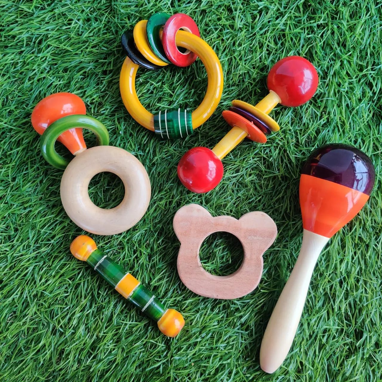 Teether Rattle Combo – Including Neem Teether - MyLittleTales