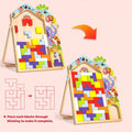 Wooden 3 in 1 Tetris - Parent Child Edition Multifunctional Building Blocks - MyLittleTales