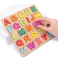 Wooden 3D Alphabets, Numbers, Shapes & Maths Board - 4 in 1 Combo - MyLittleTales