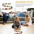 Wooden ABC Train Building Train Set Early Educational Toys - MyLittleTales