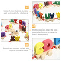 Wooden ABC Train Building Train Set Early Educational Toys - MyLittleTales