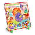 Wooden Clock Education Board Toys Multifunctional Learning Calendar Weather Season Time Teaching - MyLittleTales