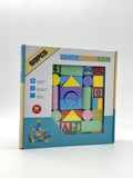 Wooden Cognitive Building Blocks - 60 pcs - MyLittleTales