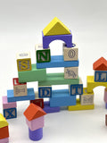 Wooden Cognitive Building Blocks - 91 pcs - MyLittleTales