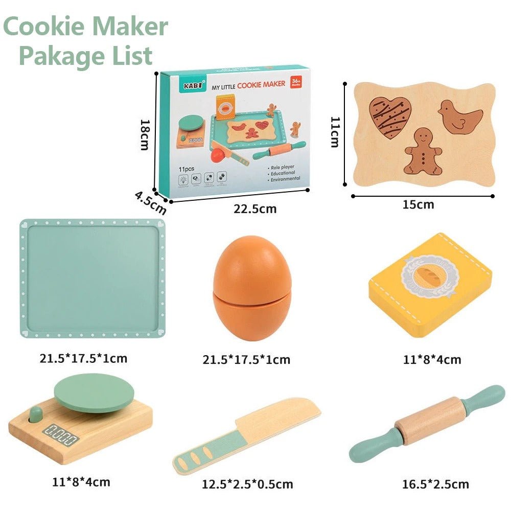 Wooden Cookie Maker Set - MyLittleTales