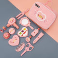 Wooden Cosmetic Bag Princess Makeup Set Simulation Little Girl Birthday New Year Gift - MyLittleTales