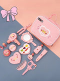 Wooden Cosmetic Bag Princess Makeup Set Simulation Little Girl Birthday New Year Gift - MyLittleTales