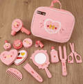 Wooden Cosmetic Bag Princess Makeup Set Simulation Little Girl Birthday New Year Gift - MyLittleTales