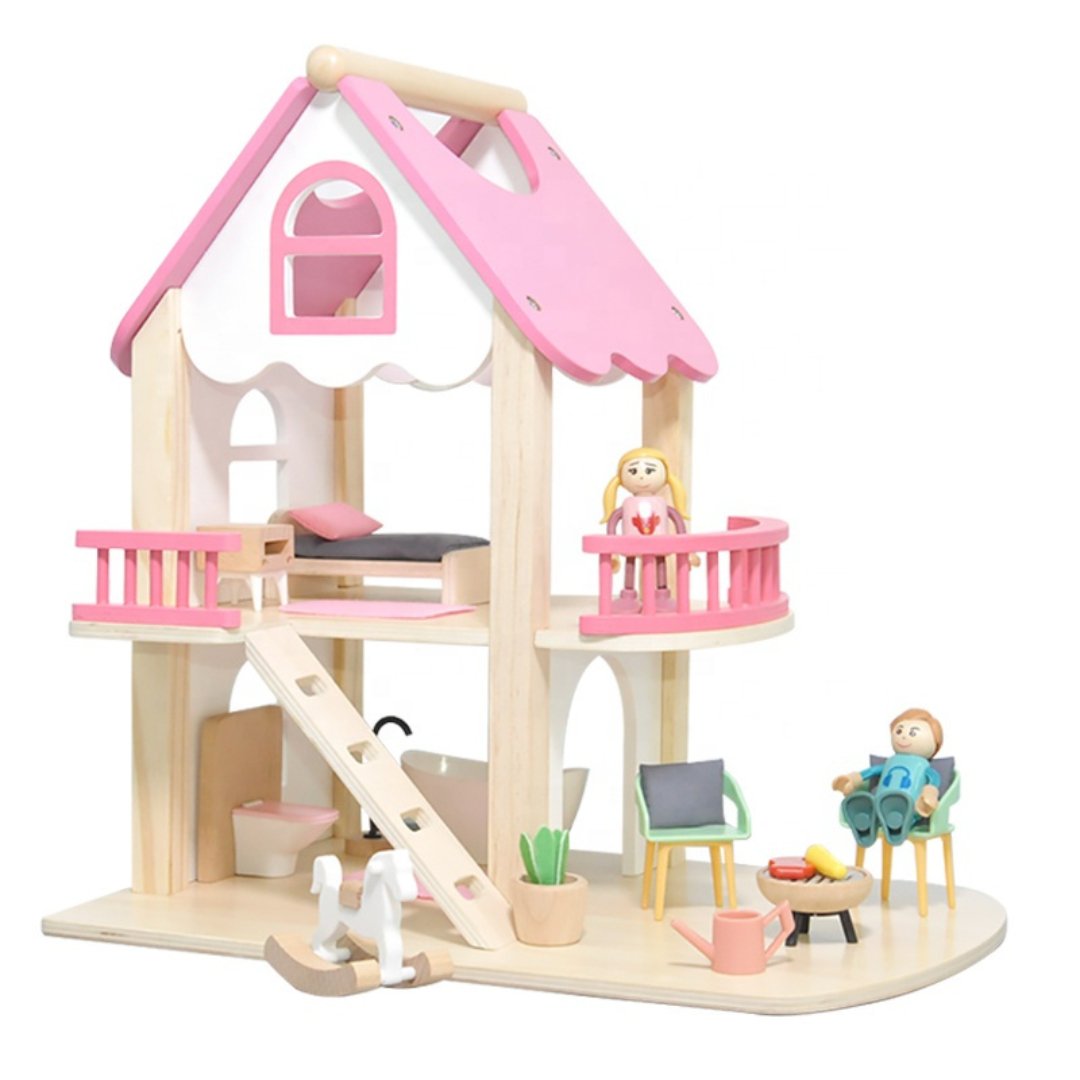 Wooden Doll House - MyLittleTales