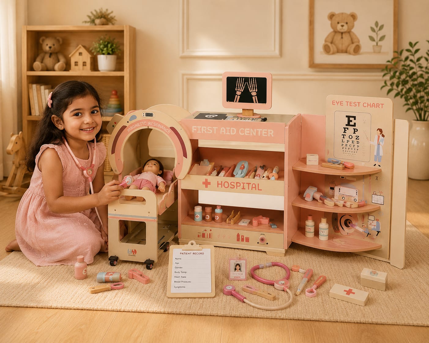 Wooden Emergency Center - MyLittleTales