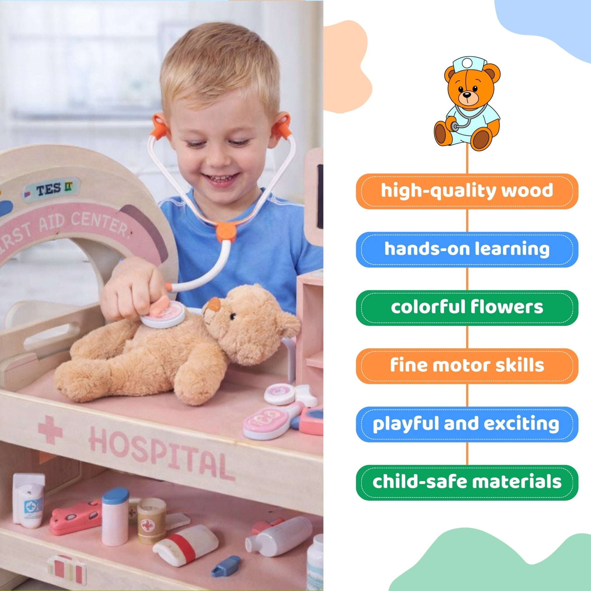 Wooden Emergency Center - MyLittleTales