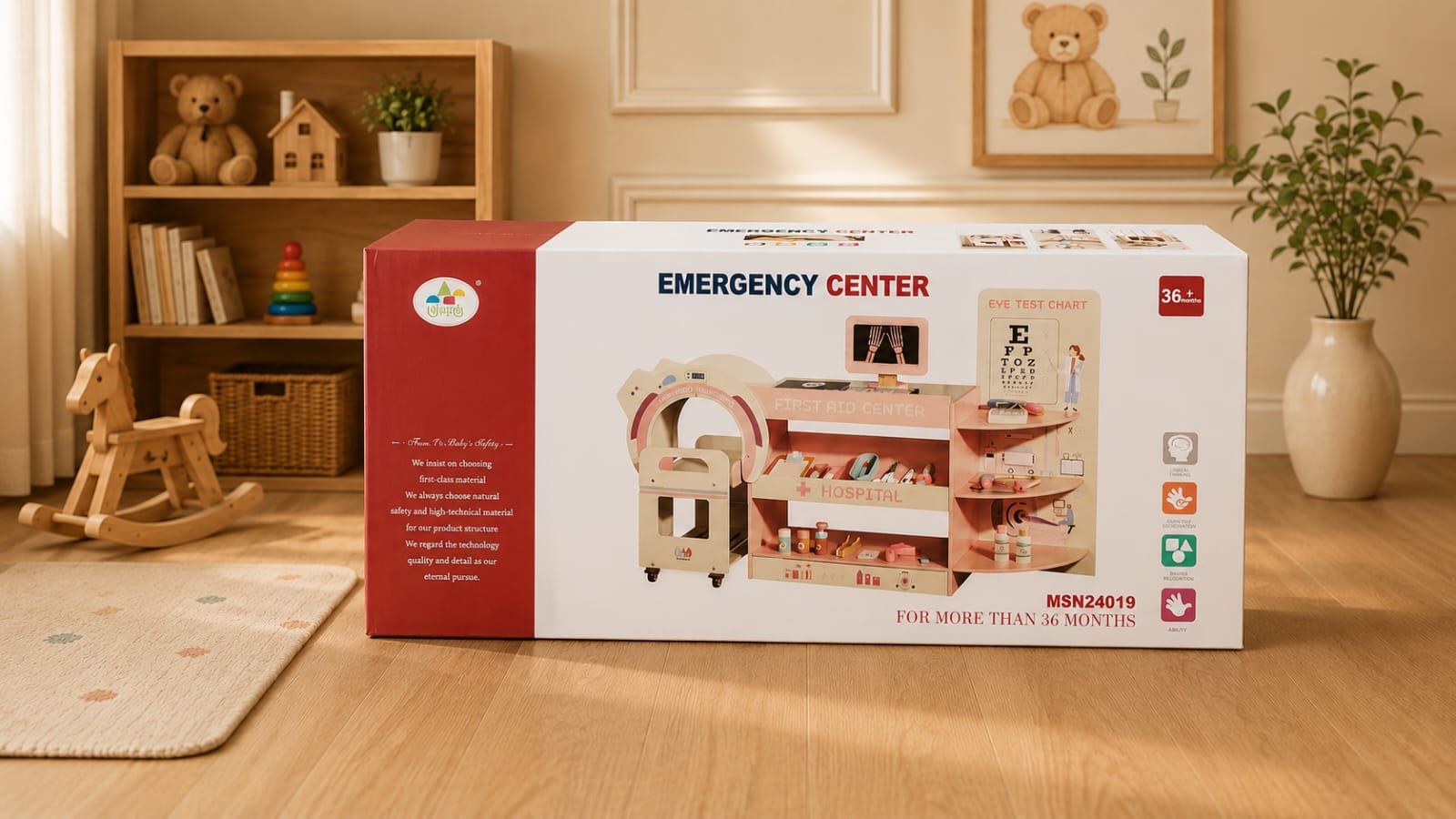 Wooden Emergency Center - MyLittleTales