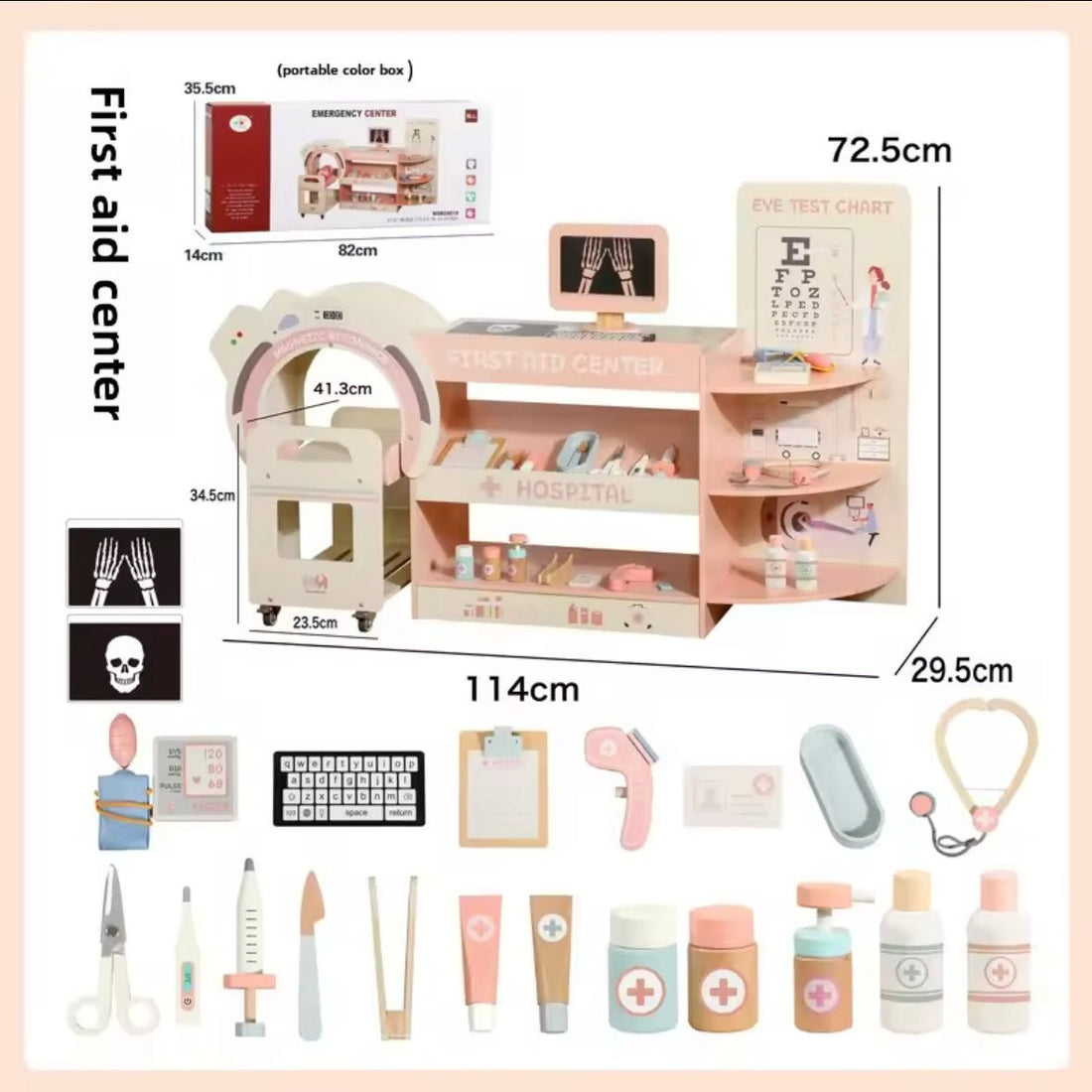 Wooden Emergency Center - MyLittleTales