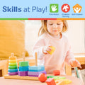 Wooden Geometric Stacker (Melissa and Doug) - MyLittleTales