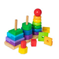 Wooden Geometric Stacker (Melissa and Doug) - MyLittleTales