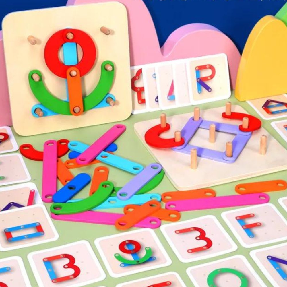 Wooden Hundred Change Collage Educational Board Game for Kids - MyLittleTales