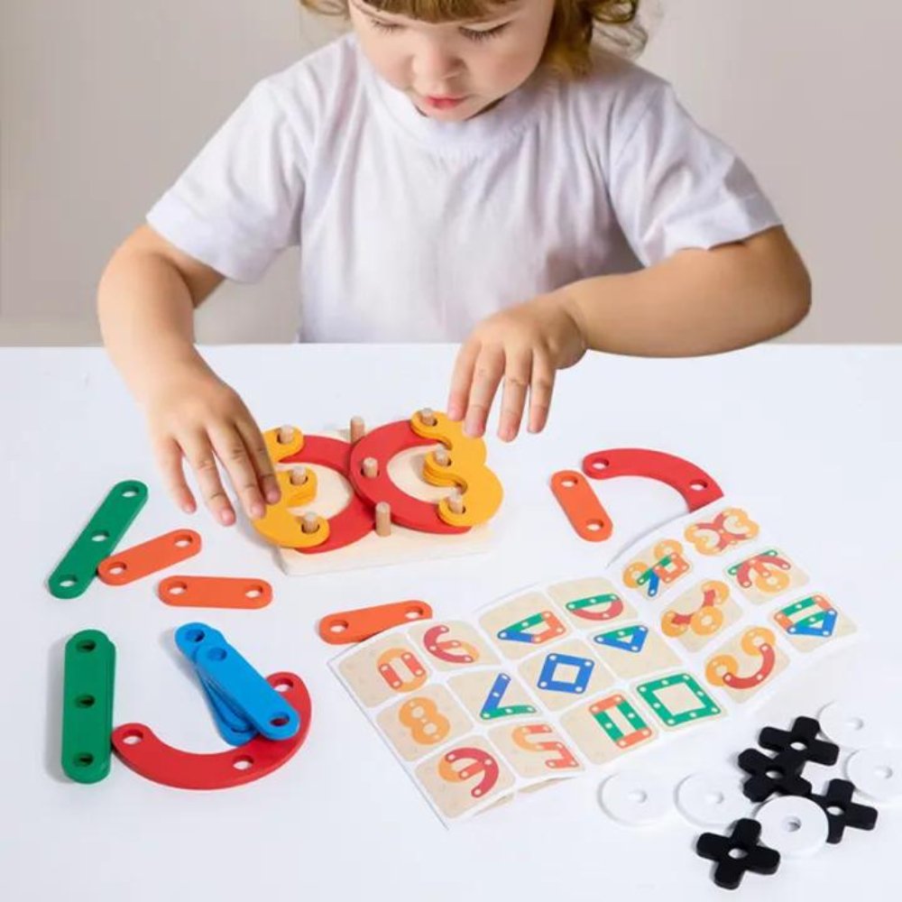 Wooden Hundred Change Collage Educational Board Game for Kids - MyLittleTales