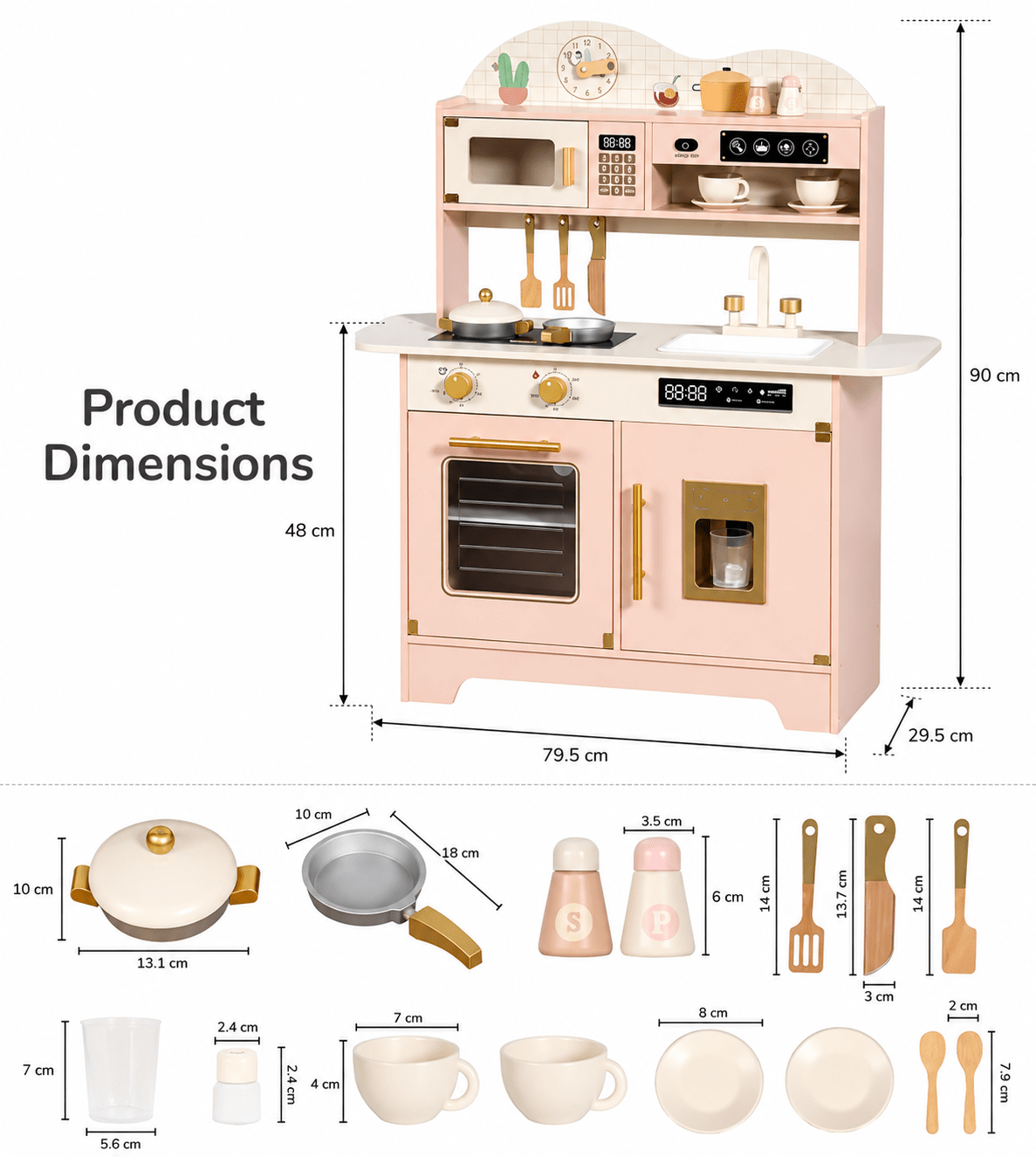 Wooden Kitchen Toy - MyLittleTales
