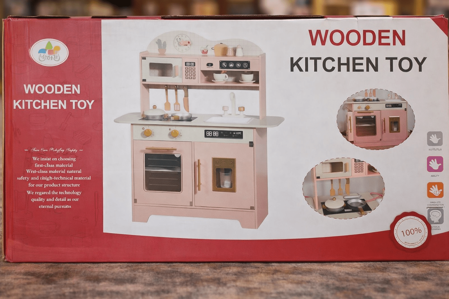 Wooden Kitchen Toy - MyLittleTales