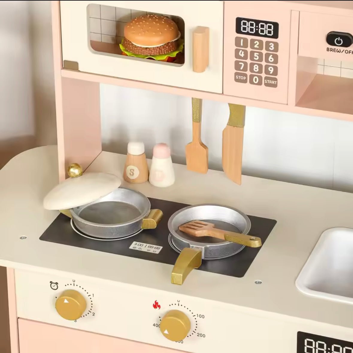 Wooden Kitchen Toy - MyLittleTales