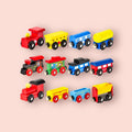Wooden Magnet Train Set - Magnetic Train Toy - MyLittleTales