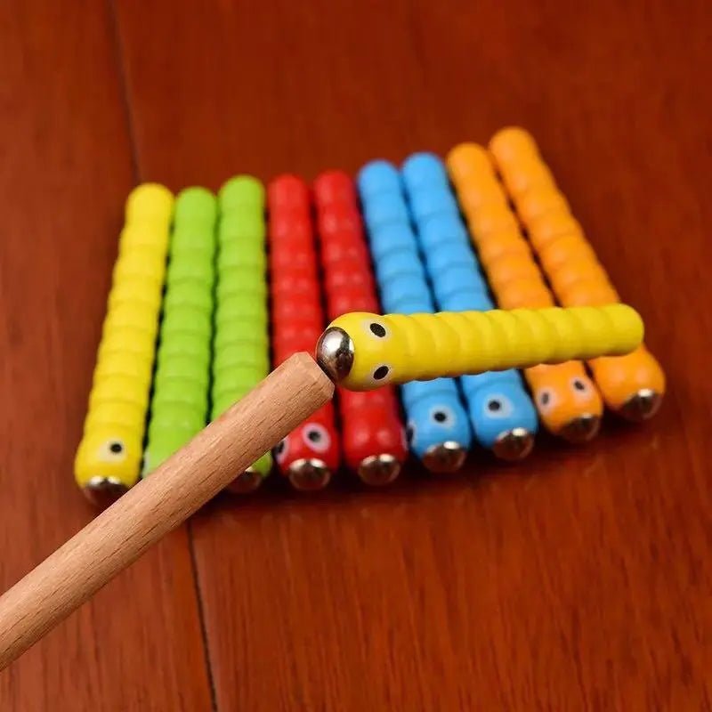 Wooden Magnetic Toy | Bug Catching Game Toy | Kids Montessori Toy - MyLittleTales