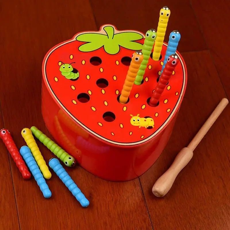 Wooden Magnetic Toy | Bug Catching Game Toy | Kids Montessori Toy - MyLittleTales