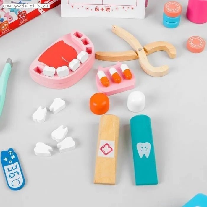 Wooden Medicine Cabinet First Aid Kit - MyLittleTales