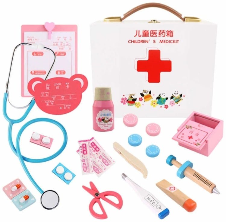 Wooden Medicine Cabinet First Aid Kit - MyLittleTales