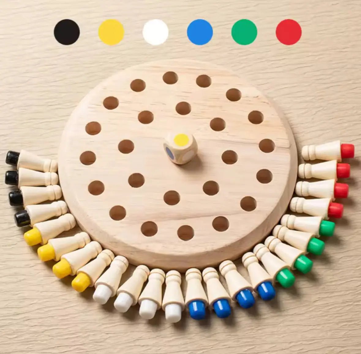 Wooden Memory Match Stick Chess Board Game - Logic Braintease Toys for Boys And Girls special - MyLittleTales