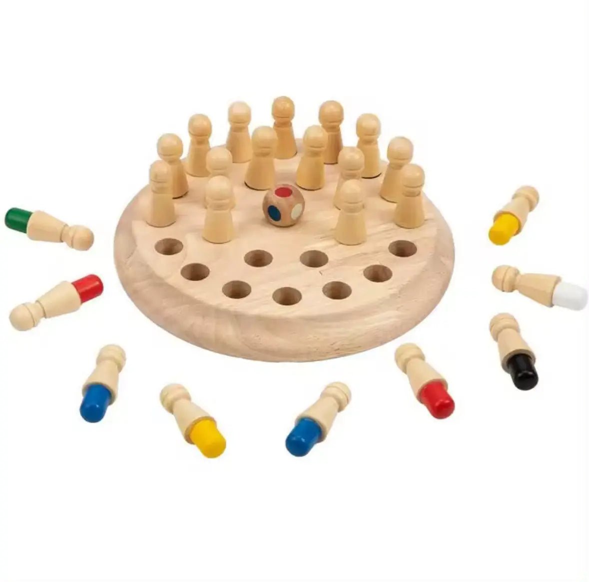 Wooden Memory Match Stick Chess Board Game - Logic Braintease Toys for Boys And Girls special - MyLittleTales