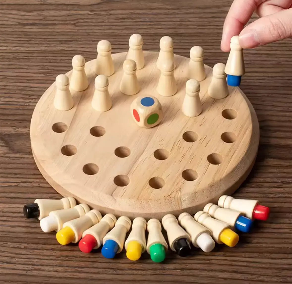 Wooden Memory Match Stick Chess Board Game - Logic Braintease Toys for Boys And Girls special - MyLittleTales