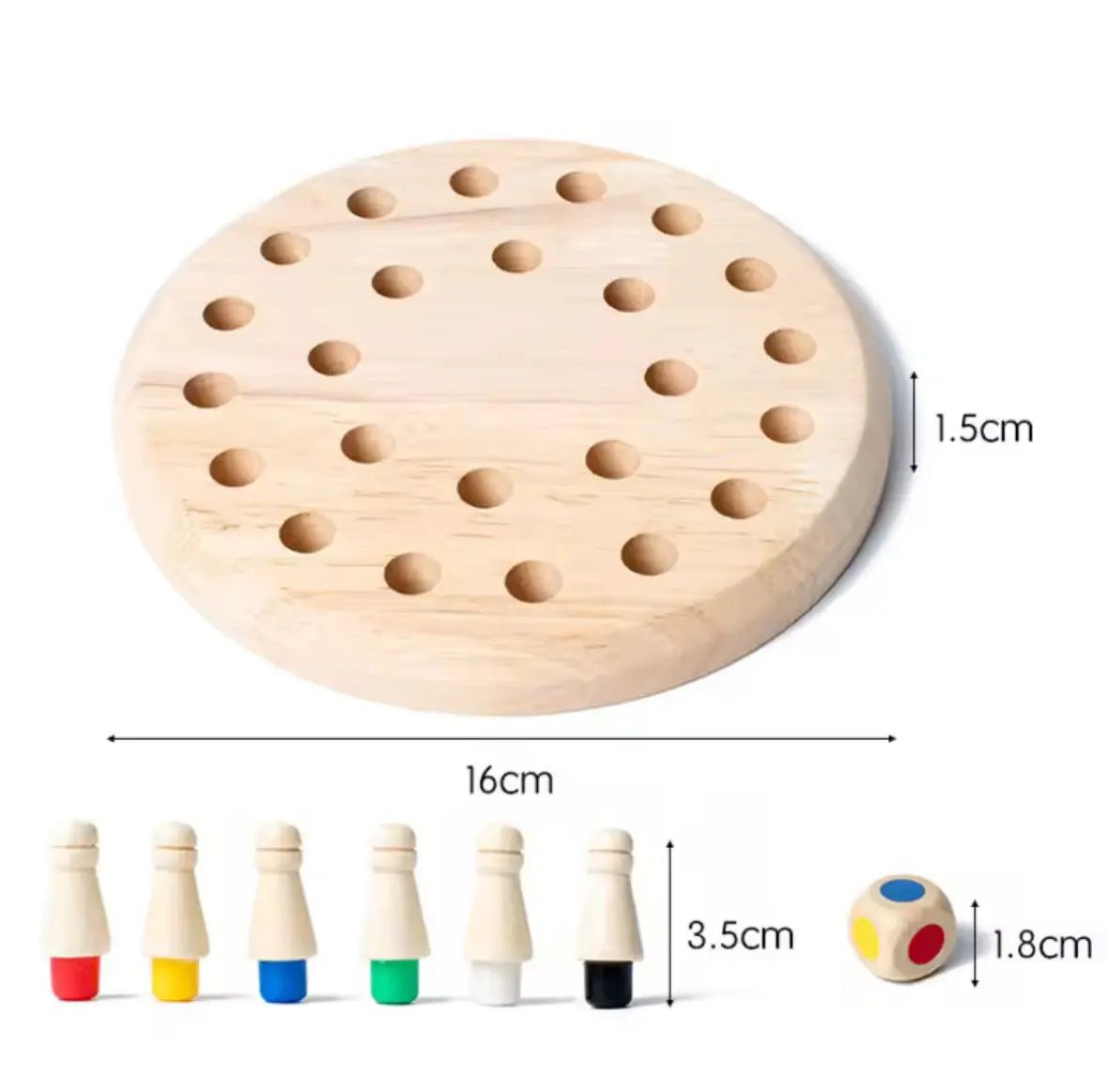 Wooden Memory Match Stick Chess Board Game - Logic Braintease Toys for Boys And Girls special - MyLittleTales
