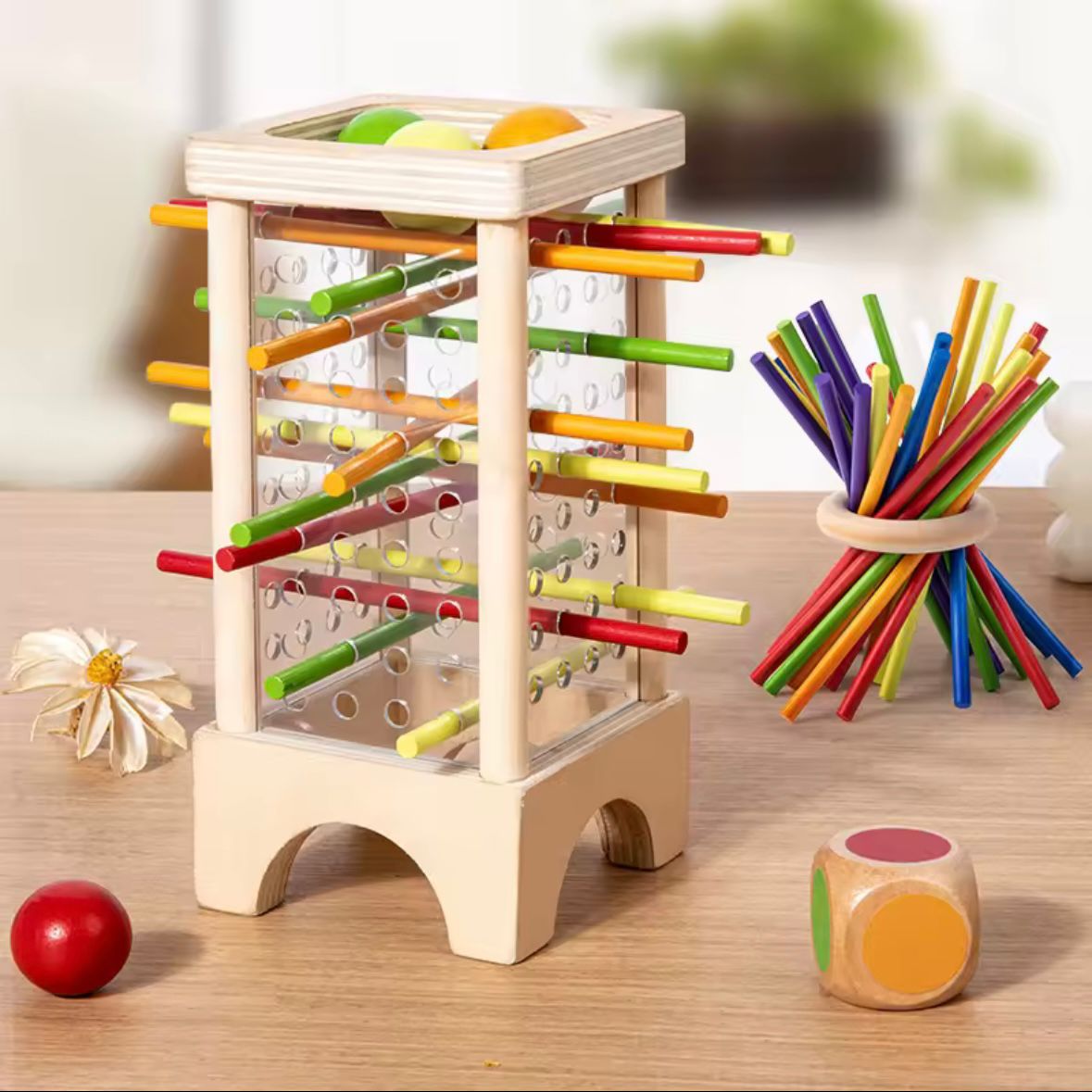 Wooden Montenssori Learning Stick Challenge Educational Toy - MyLittleTales