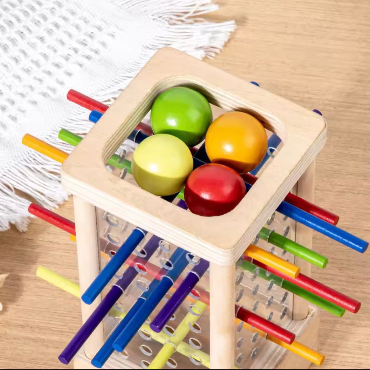 Wooden Montenssori Learning Stick Challenge Educational Toy - MyLittleTales