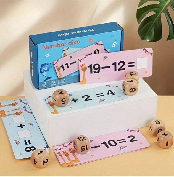 Wooden Number Dice - MyLittleTales