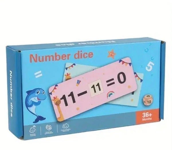 Wooden Number Dice - MyLittleTales