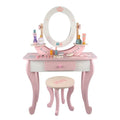 Wooden Pink Dresser, Simulation dresser mirror girl birthday gift - MyLittleTales