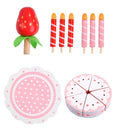 Wooden Princess Birthday Cake Toy Play Food Cake Toy Pretend Play for Kids - MyLittleTales