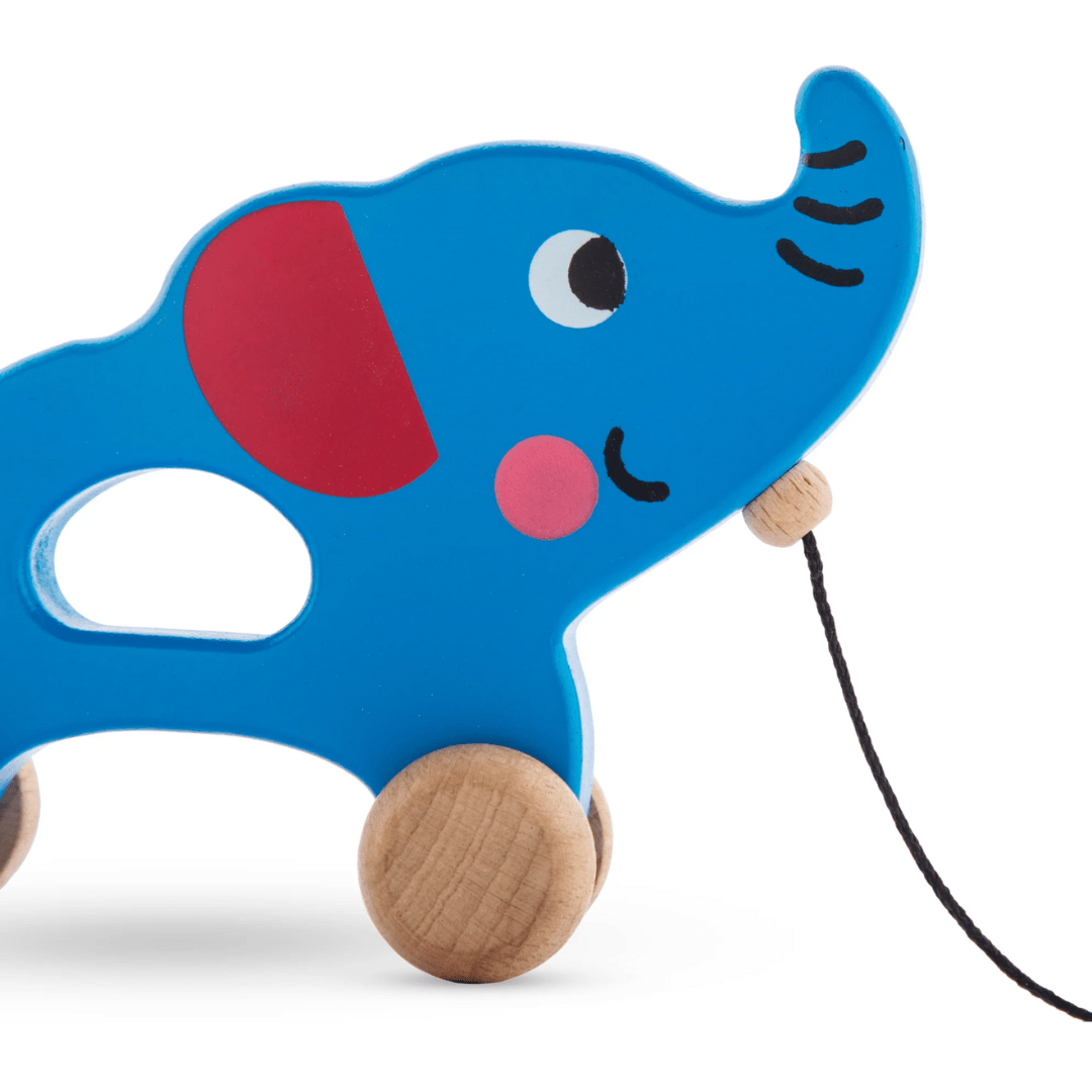 Wooden Pull Elephant - MyLittleTales