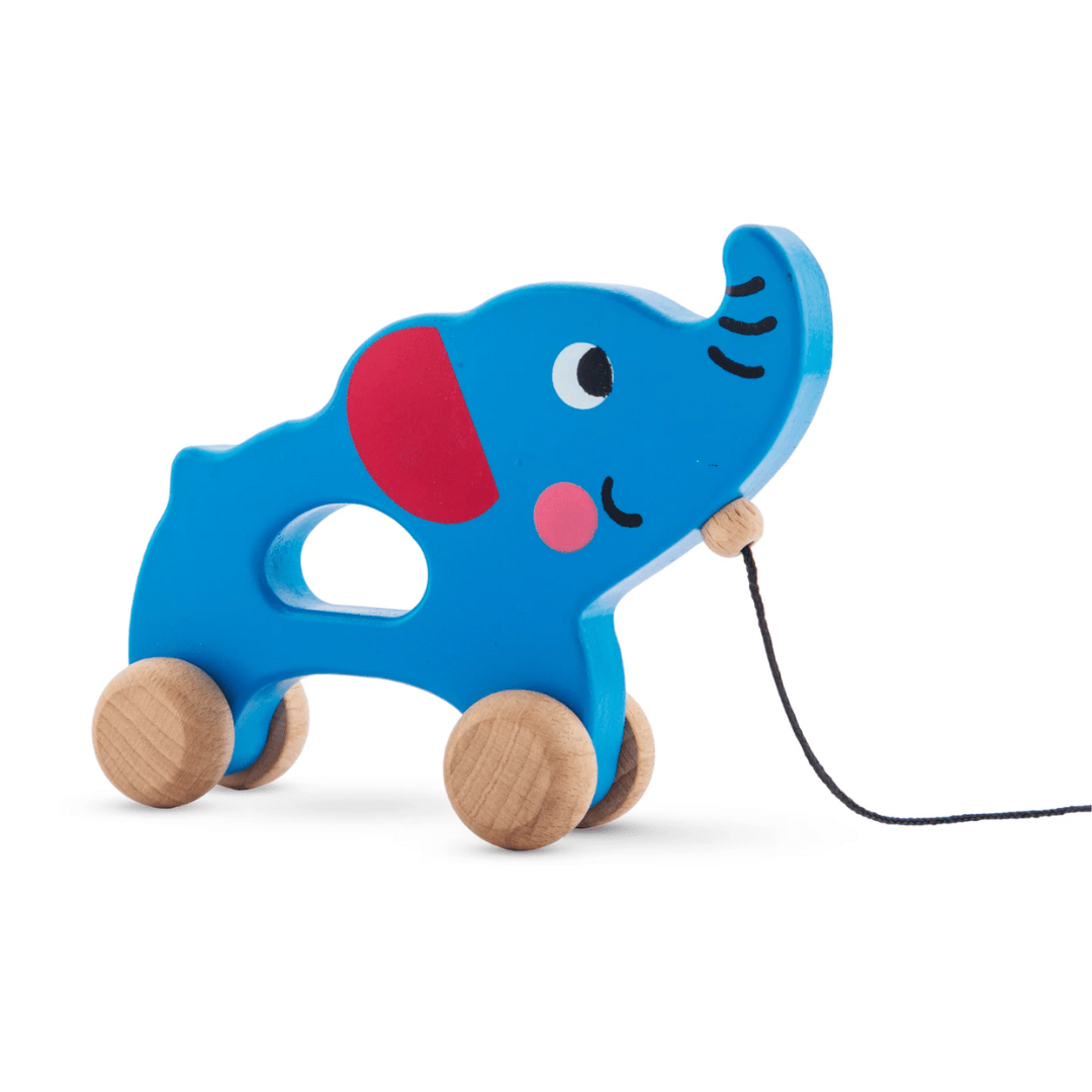 Wooden Pull Elephant - MyLittleTales