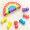 Wooden Rainbow Building Block Assembly Toy - MyLittleTales