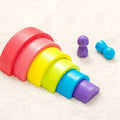 Wooden Rainbow Building Block Assembly Toy - MyLittleTales