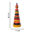 Wooden Rainbow Stacking Ring Tower - Big - MyLittleTales