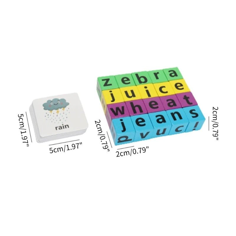 Wooden Spelling Game Montessori - MyLittleTales