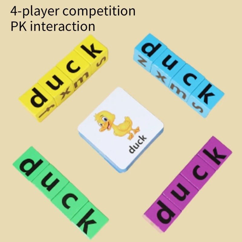 Wooden Spelling Game Montessori - MyLittleTales