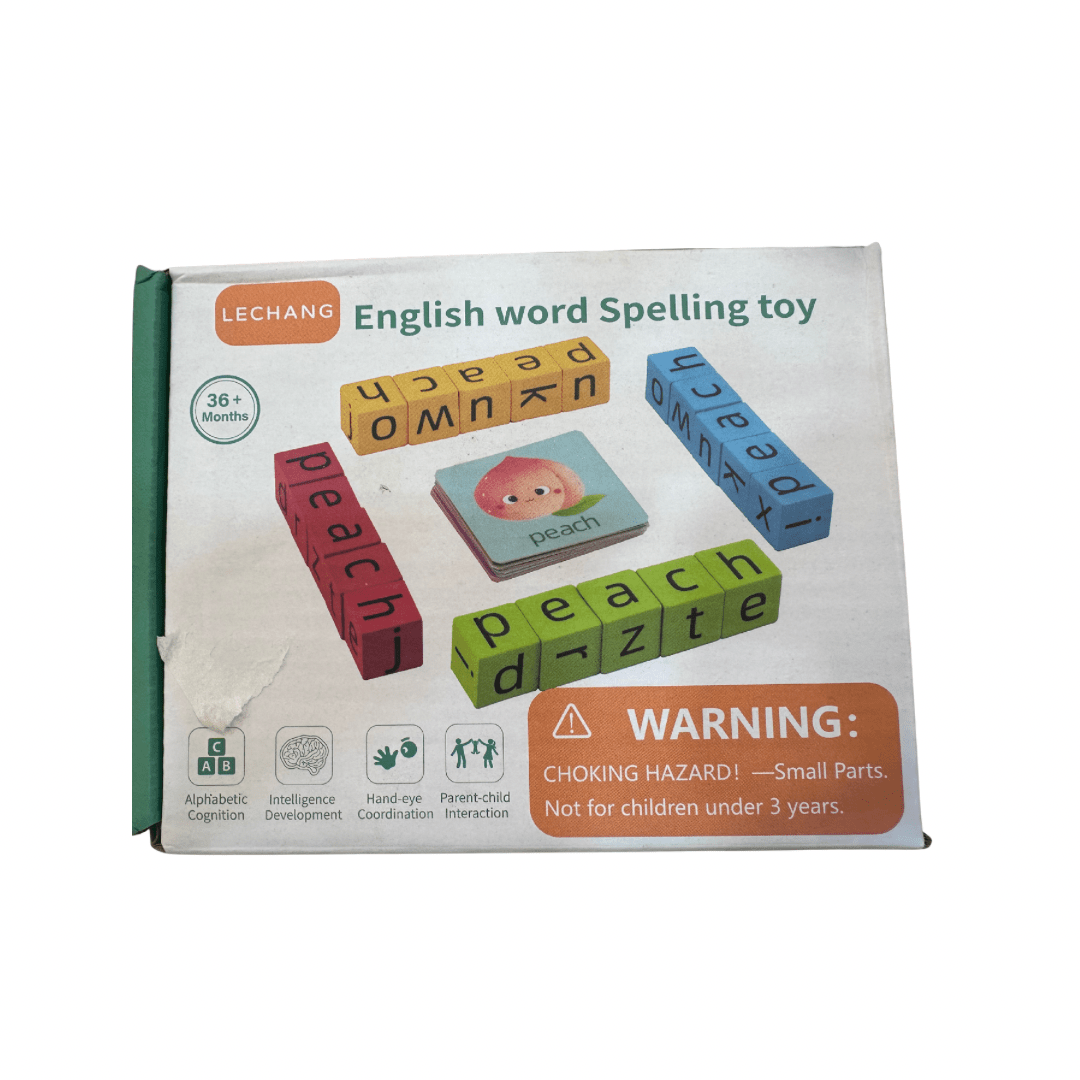 Wooden Spelling Game Montessori - MyLittleTales